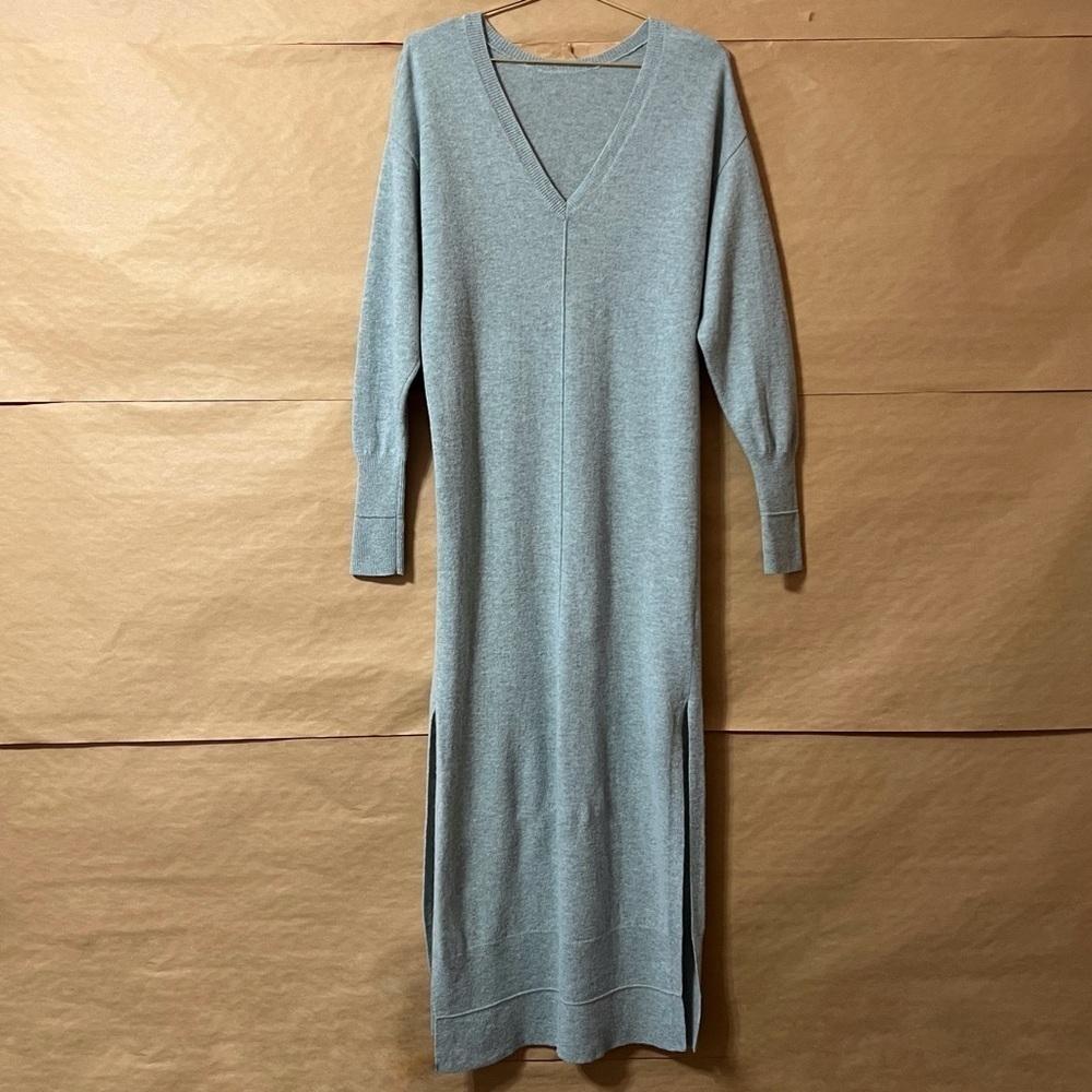 REMAIN Birger Christensen | Nova Knit Merino Wool Sweater Midi Dress Size S